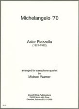 Michelangelo '70 SATB Sax Quartet cover